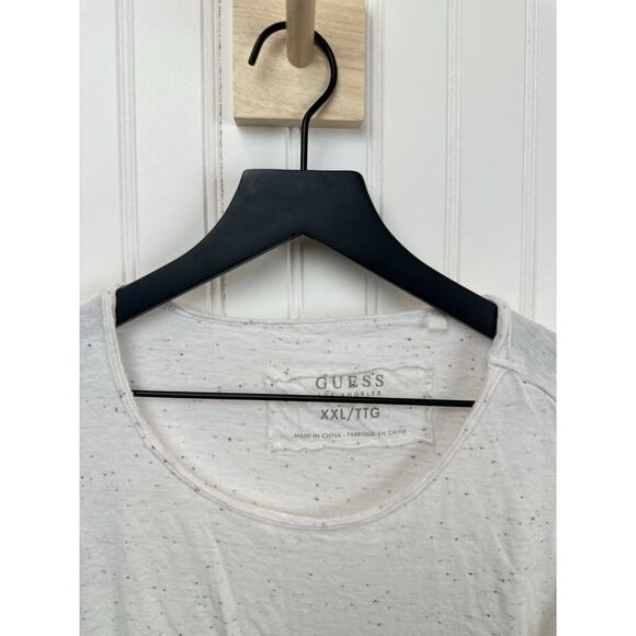 Guess Mens Ivory Camo Short Sleeve Athletic Workout T-shirt Size‎ XXL #60 - Picture 2 of 16